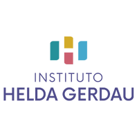 Logotipo do Instituto Helena Gerdau, com a palavra-chave “Itaú”.