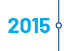 Nossa História 2015 - Uma linha azul com a palavra 2015.