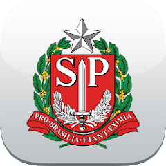 Logotipo de sp em ícone de aplicativo divulgando Doação pessoa física.