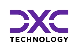 Logotipo da tecnologia Dxc com Accenture.