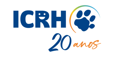 Logotipo do Icrh 20 anos Tigre.