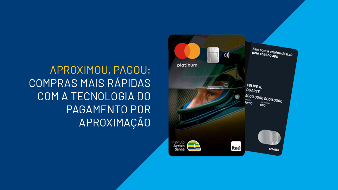 Imagem de um cartão de crédito com os dizeres Cartão Itaú.