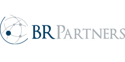 Logotipo da BR Partners em fundo branco.