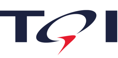 O logotipo TQI em um fundo branco.