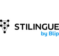 Um logotipo para Stilingue da Blip.