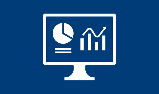 Ícone de um monitor de computador exibindo um gráfico de pizza, gráficos de barras e um gráfico de linhas em um fundo azul, simbolizando insights e análises de dados. Acompanhamento dos projetos apiados pelo PRONAC